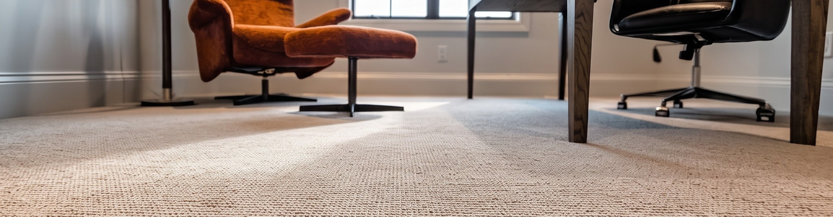 Living room with carpeting