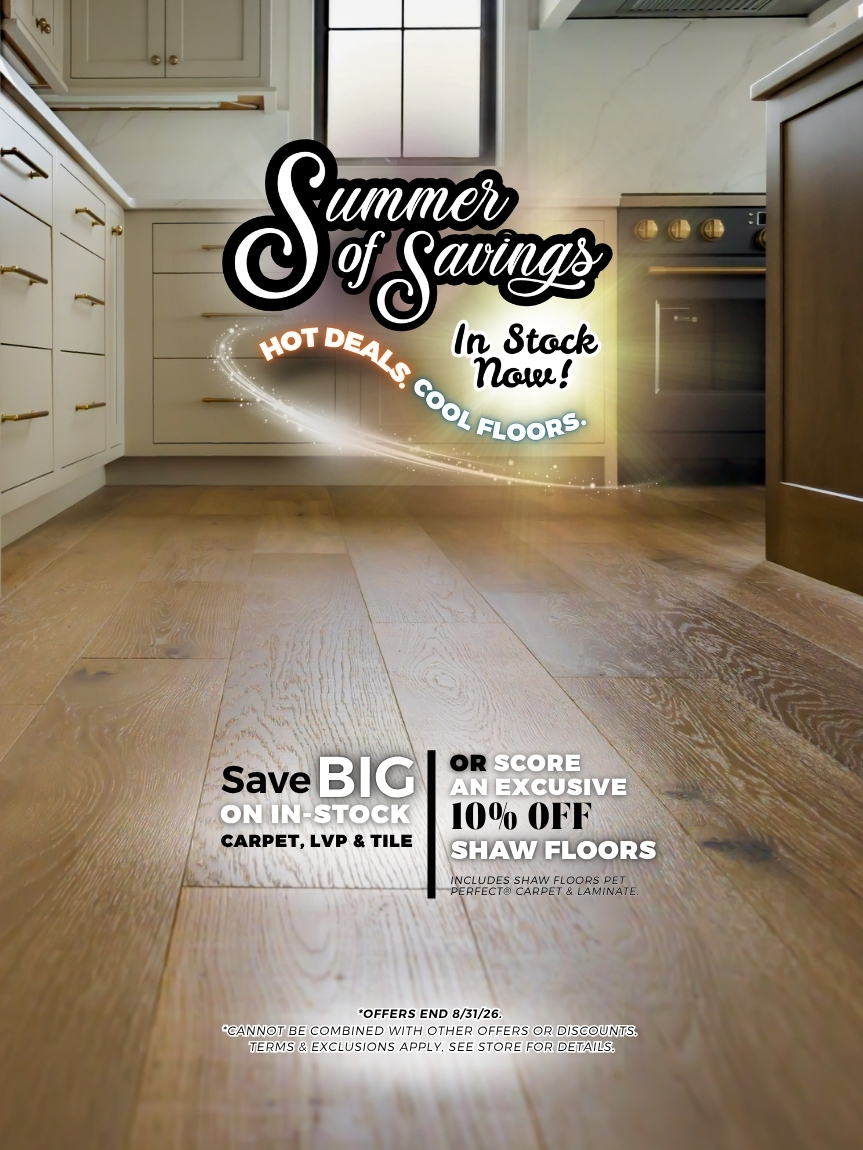 Summer of Savings at coyle carpet one, madison wi