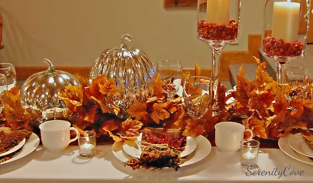Autumn Table from Serenity Cove Thanksgiving table ideas