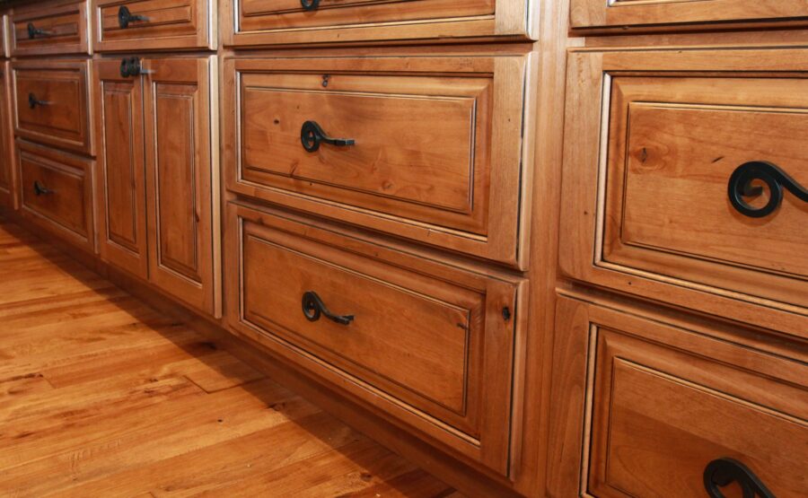 Personality with cabinet hardware