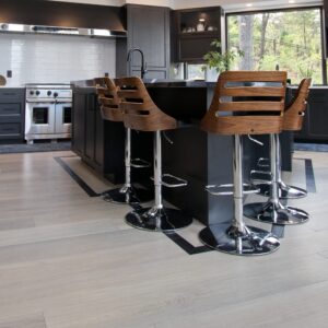 modern wisconsin lake home with vinyl flooring