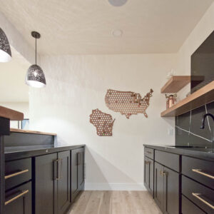 wisconsin home bar flooring