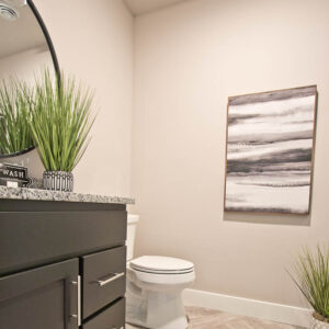 midwest mediterranean Lower-level bath