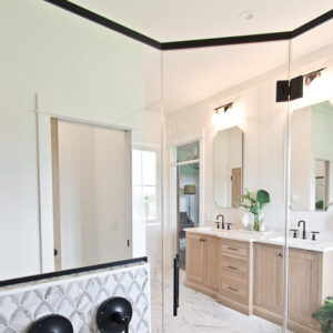 Bold Balance view from shower