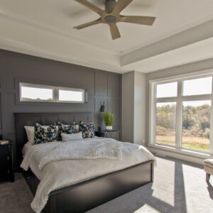 transitional farmhouse bedroom carpet, coyle carpet one, madison wi