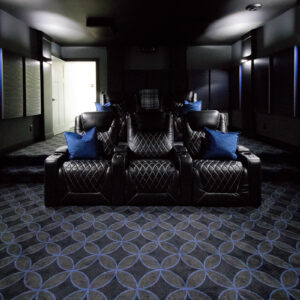 home theater carpet, coyle carpet, madison, wisconsin