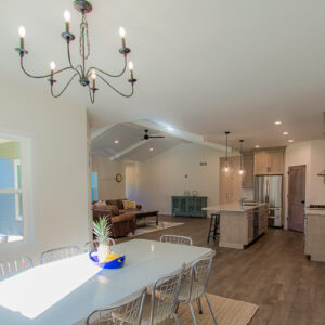 dining room with maple hardwood floors