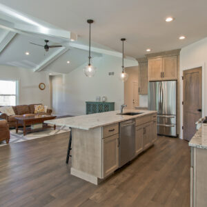 kitchen and Livingroom wood floors