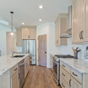 Shiloh White Sands on Clear Alder with Maple wood floors
