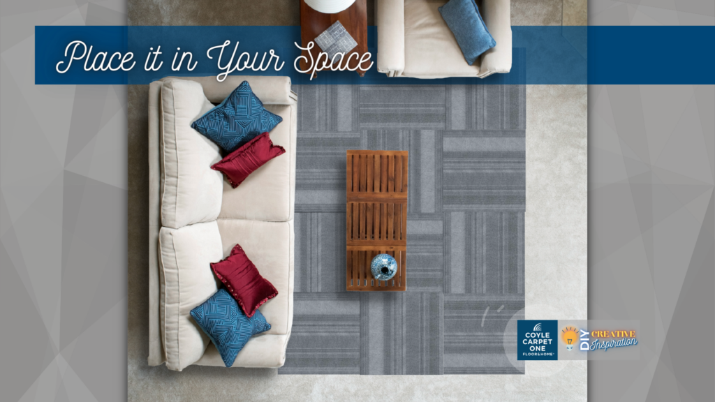 place the rug in your space
