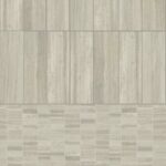 warm transitional style Shower Walls and Floor | Daltile - Articulo Column Gray