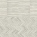 Guest Shower Tile | Daltile Elect 12x24 and Herringbone Mosaic in Grey