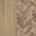 Midwest Modern European Hickory Wood Floors & Mudroom Room Tile