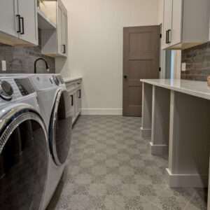 laundry room floor tile with pattern