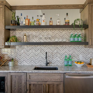 midwest modern european home bar