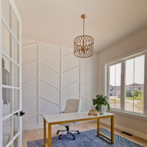 classic contemporary home office design