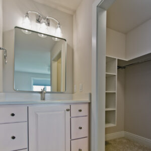 classic contemporary pink bathroom vanity