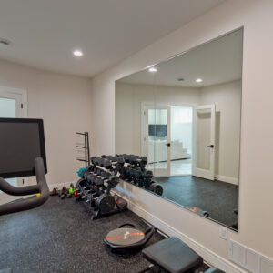 classic contemporary home gym