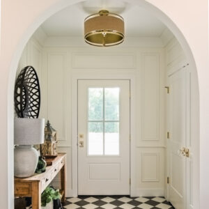 black and white checkered tile from coyle carpet one, madison, wi