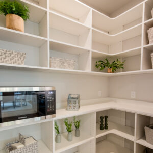 midwestern modern ranch style kitchen pantry design