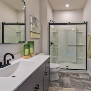 luxury vinyl plank floors by shaw floors, urban organics in milan gray