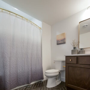 brown herringbone tile, ragno tile in rewind 3x11 peltro