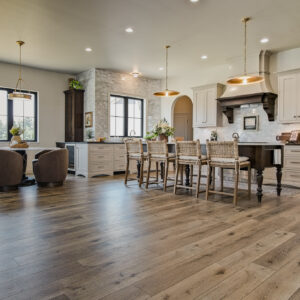 wood-look floors by paramount, rigid core, keystone in brushed aluminum