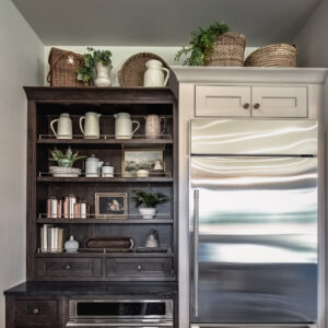 Dark oak kitchen hutch by coyle carpet one