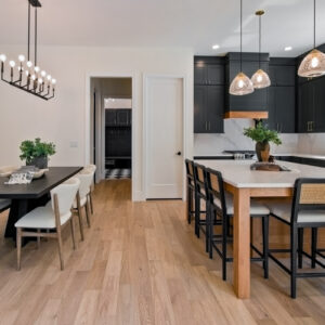 kitchen island by shiloh cabinetry in caramel on clear alder