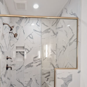 Urban Modern Elegance primary shower design