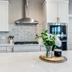 Urban Farmhouse kitchen backsplash design