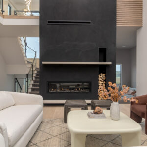 modern transitional great room design